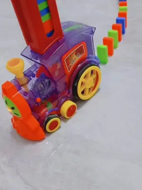 兒童玩具 多米諾 小火車 寶寶玩具 孩子的快樂很簡單 種草 哄娃神器 玩具 玩出新花樣